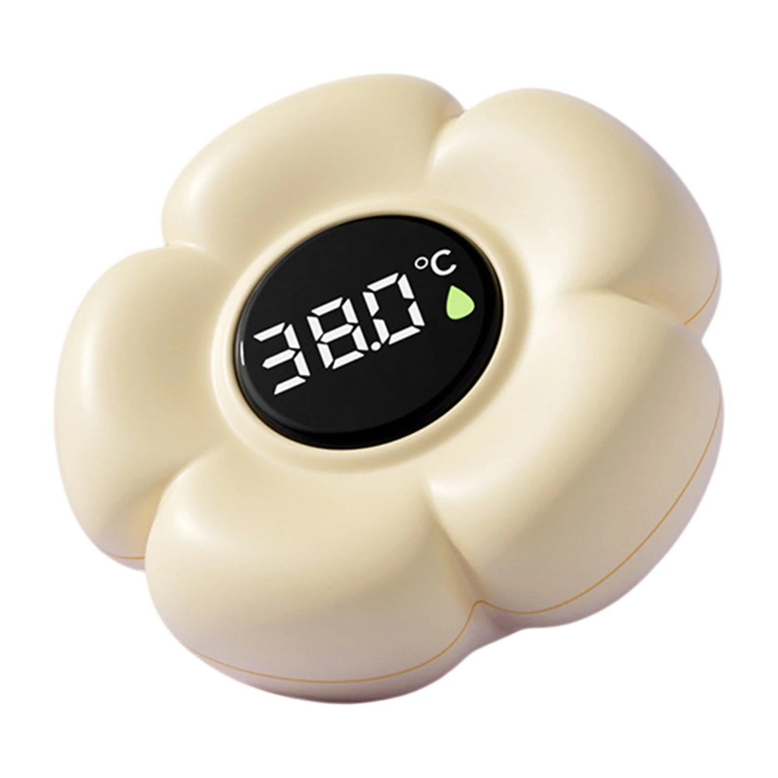 Baby Bath Thermometer with LED Display & Color Alerts Digital Water Temperature Thermometer for Newborns & Toddlers Qme YELLOW