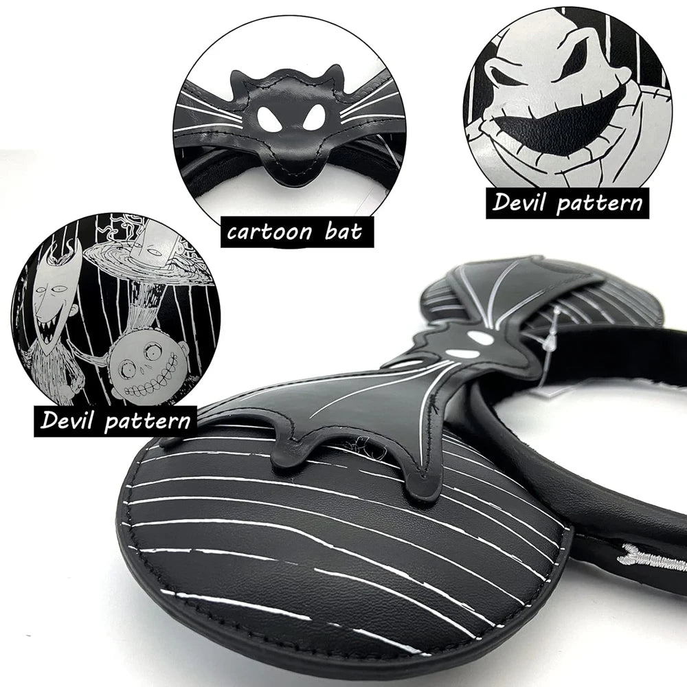 Mickey Mouse Ears Headbands Shiny Bow Headband Hallowmas Party Decoration Cosplay Hair Accessories Hairband for girl Women Adult Qme