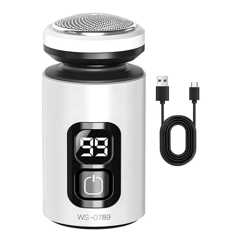 Mini Electric Shaver LED Face Waterproof Razor Wet Dry USB Qme