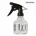 DIY Barber Plastic Water Spray Bottles Hair Styling Tool Empty Qme 250ml