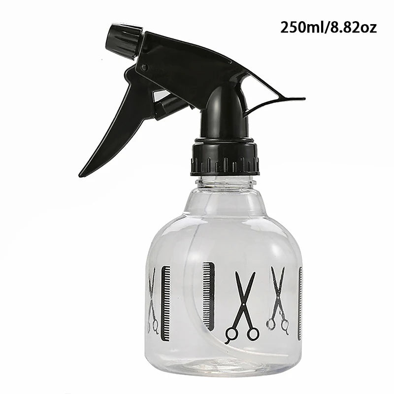 DIY Barber Plastic Water Spray Bottles Hair Styling Tool Empty Qme 250ml
