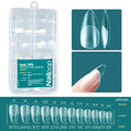 Nailpop Soft Gel Tips Nails Acrylic Material Medium Almond Coffin Qme M-Almond 120