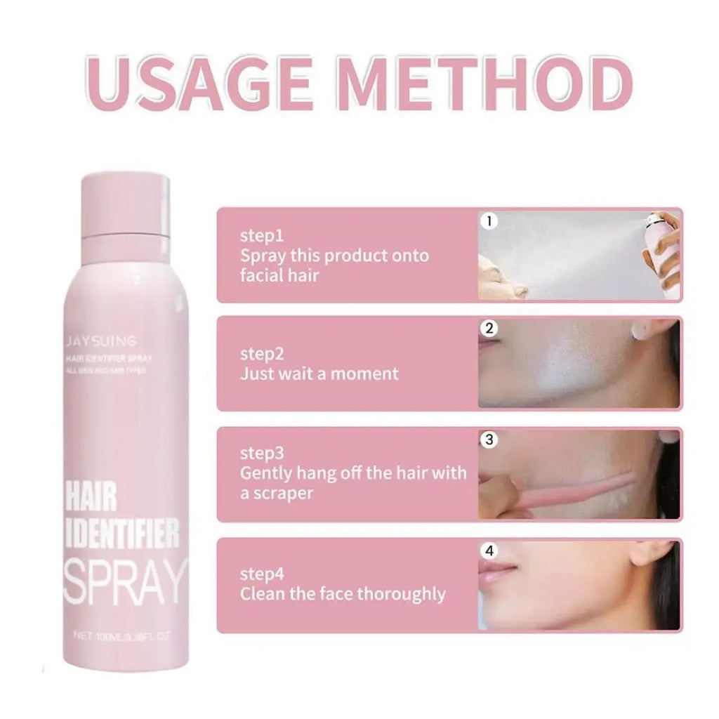 Hair Identifier Spray Painless Face Shaving Inhibitor Depilation Qme