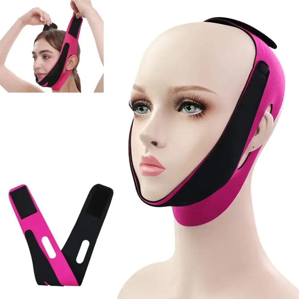 Reusable V Line Face Lift Strap Comfortable Face Slimming Bandage For Double Chin Shaper, Women Cheek Lift Up Belt For Sleeping Qme