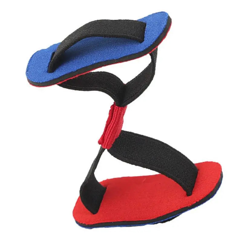 Elastic Big Toe Soft Binding Belt Flexible Comfort Buffer Strap Qme Blue