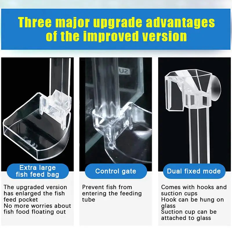 Cleaning Brush Measuring Spoon Shrimp Aquarium Fish Feeding Dish Qme