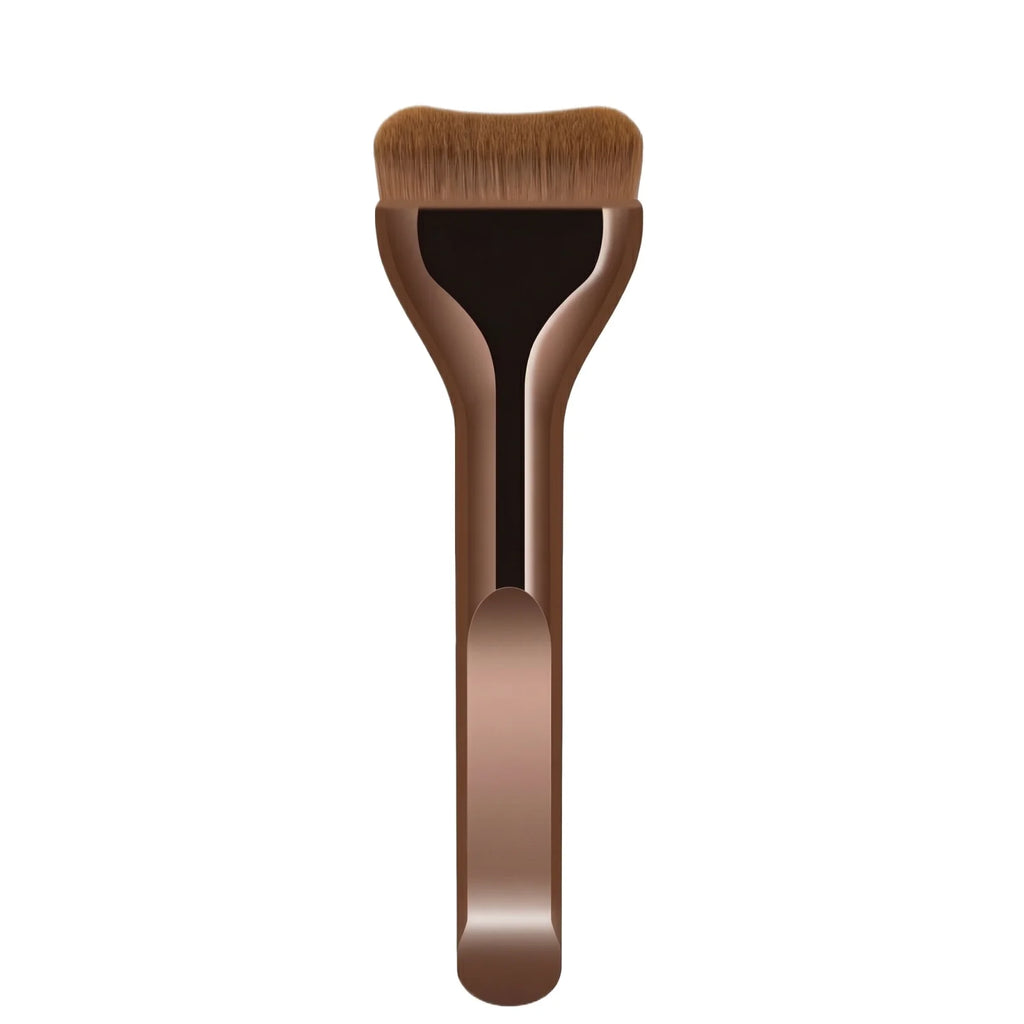 Single Ultra-thin Wide-edge Powder Foundation Brush Non-fading Powder Makeup Brush Flat Head and Soft Bristles Beauty Tool Qme