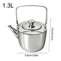 Stainless Steel Kettle Brewing Metal Teapot Handle Infuser Travel Qme 1.3L China Mainland