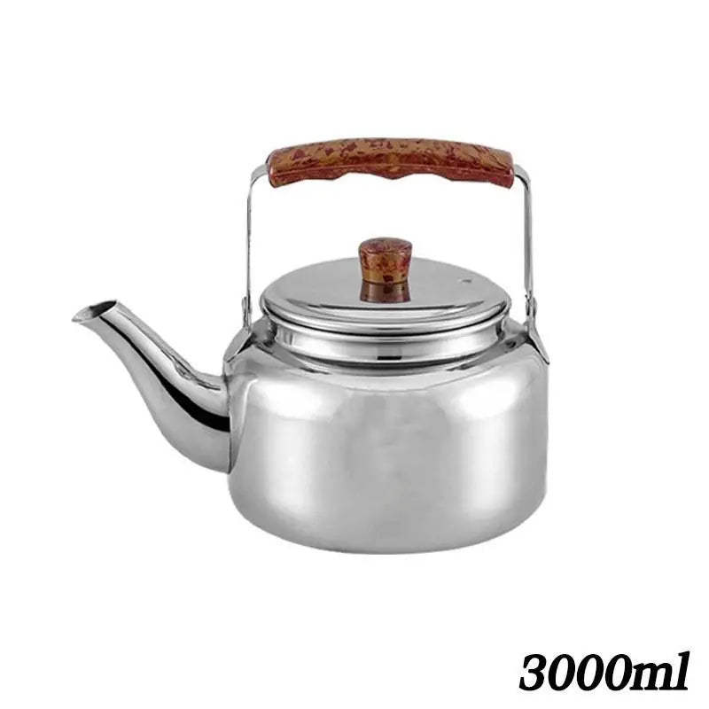 Thickened Stainless Steel Non Magnetic Kettle Home Use Suitable Qme D Silver