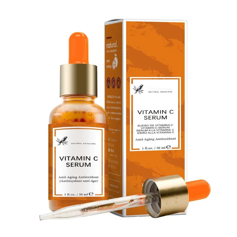 20% Vitamin C Liquid Serum Anti-aging Whitening VC Hyaluronic Acid Face Serum Brighting Moisturising Fade Fine Lines Skin Care Qme 30ml 05 CN