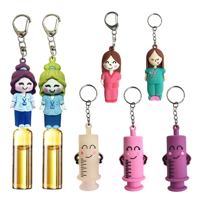 Shaped Ampoule Bottle Opener Keychain Rubber Cutter Aid Medication Vial Breaker Tool For Home Nurses And Doctors Qme