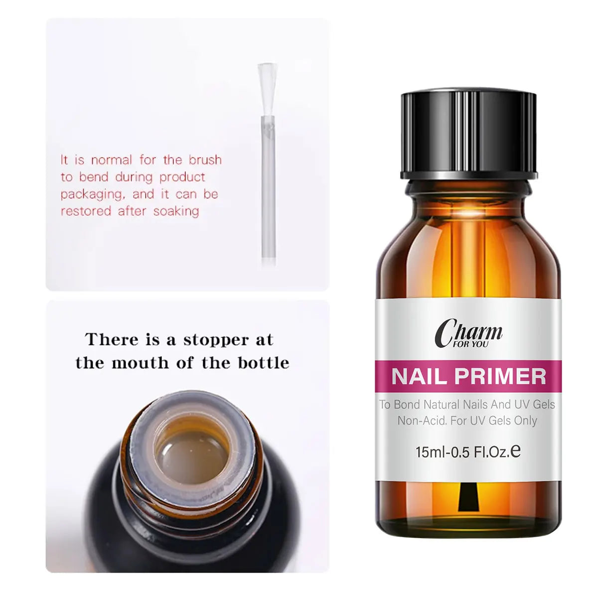 Gel Nail Preparation Drying Agent Acid-free Base Coat Alcohol-free Qme