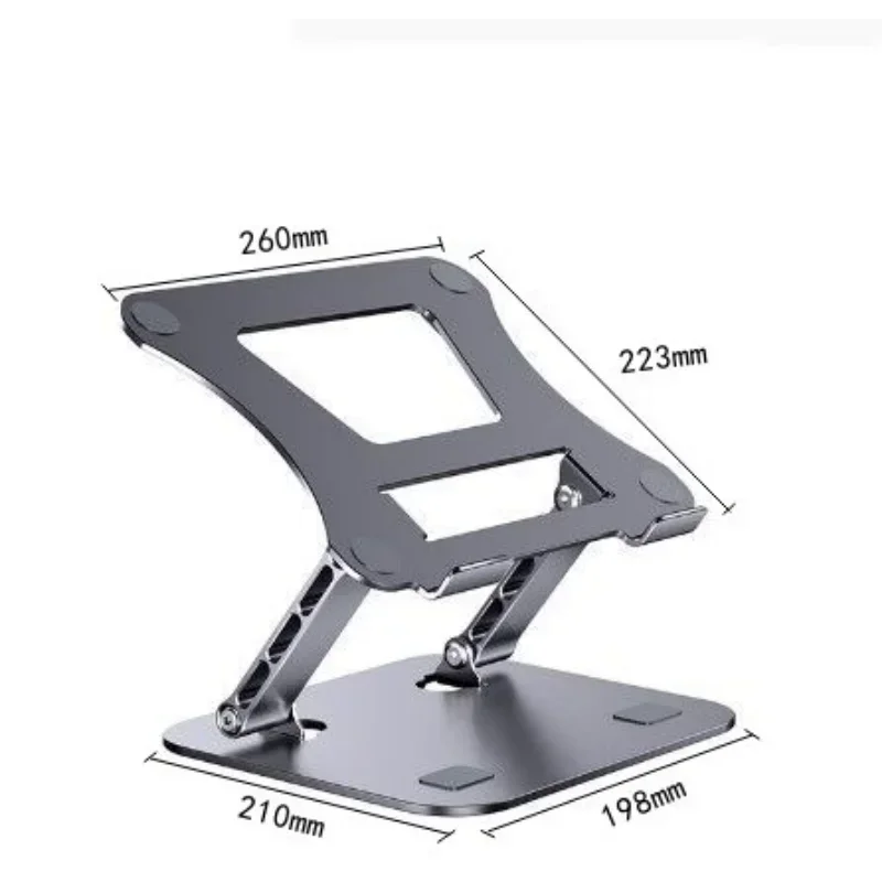 Laptop Stand Foldable Aluminum Alloy Portable Notebook Stand 10-17 Inch for Macbook Air Pro Computer Bracket Laptop Holder Qme