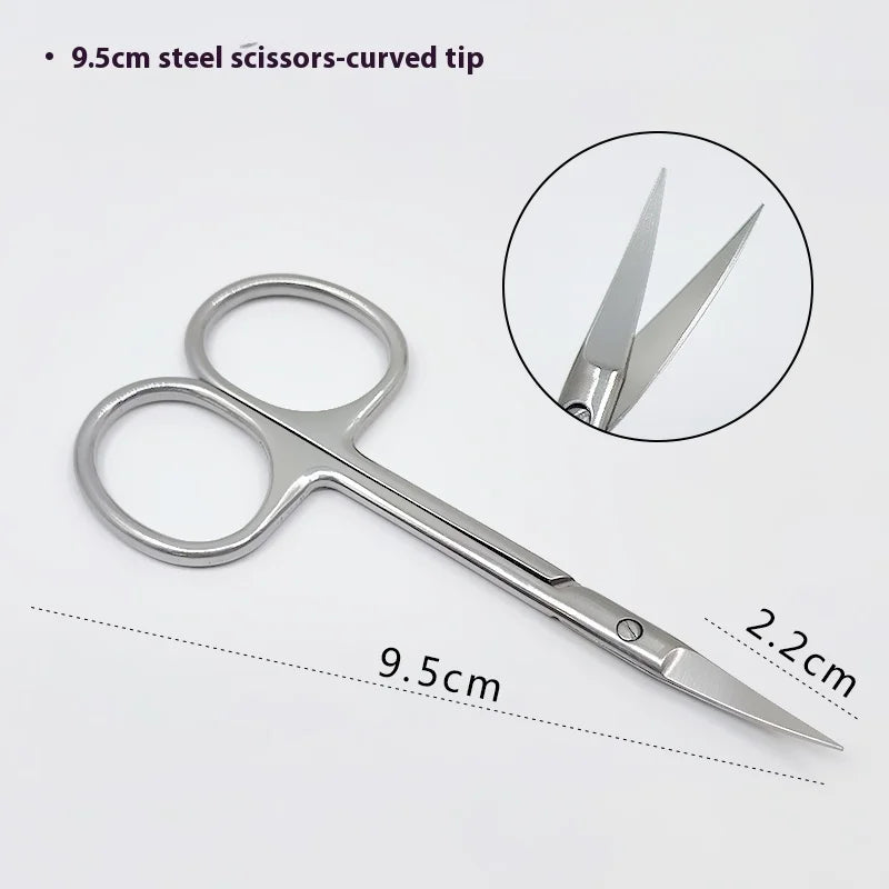Gold Handle Scissors Ophthalmology Shears Double Eyelids Rapid Qme b
