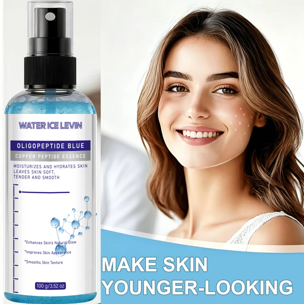 Copper Peptide Body Oil with Collagen, Moisturizing & Smoothing Skin Care Qme