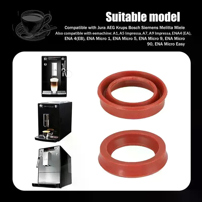 1 Coffee Machine Seals AEG Water Sealing Rings Silicone Texture Tanks Qme