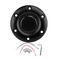 Car Steering Wheel Center Interior Steering Wheel Horn Button for 6 Hole Steering Wheel Steering Wheel Horn Button Qme black