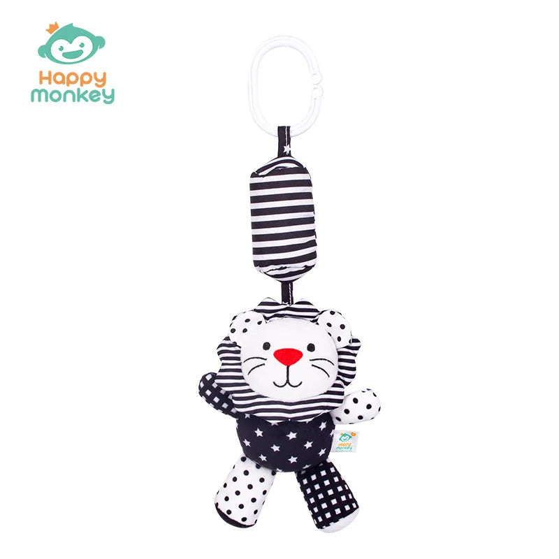 Lovely Animal Bell Hanging Decor Infant Bed Car Hanger Fluffy Plush Qme lion M