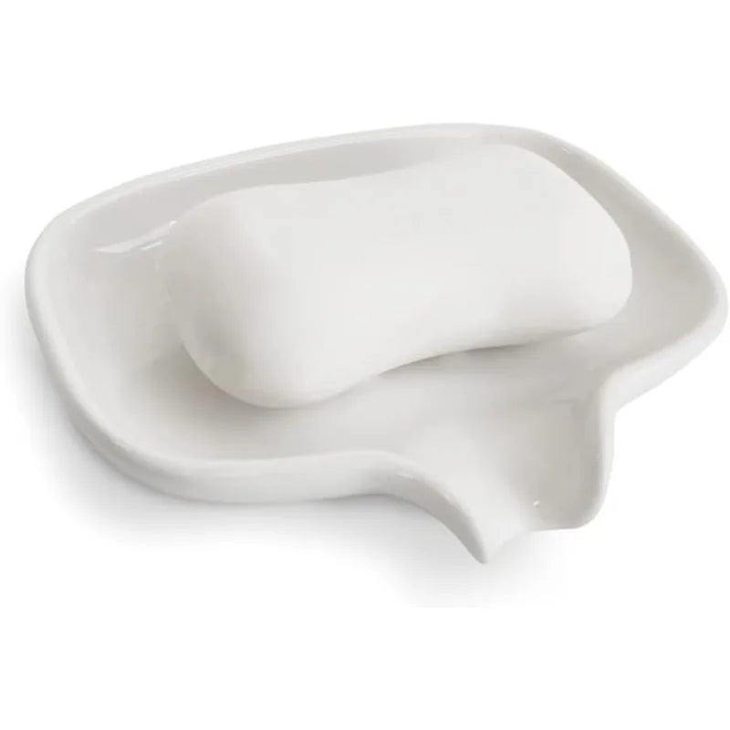 Minimalist Rectangular Soap Dish Drainage Holes Modern Bathroom Qme