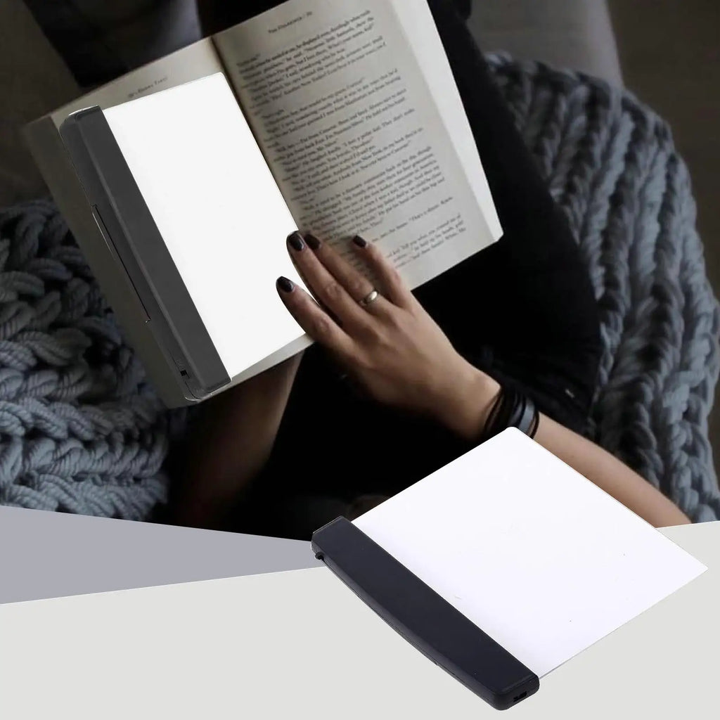 1Pc Creative LED Flat Panel Night Vision Reading Light Eye Protection Reading Light Student Night Light LED Book Eye Care Lights Qme