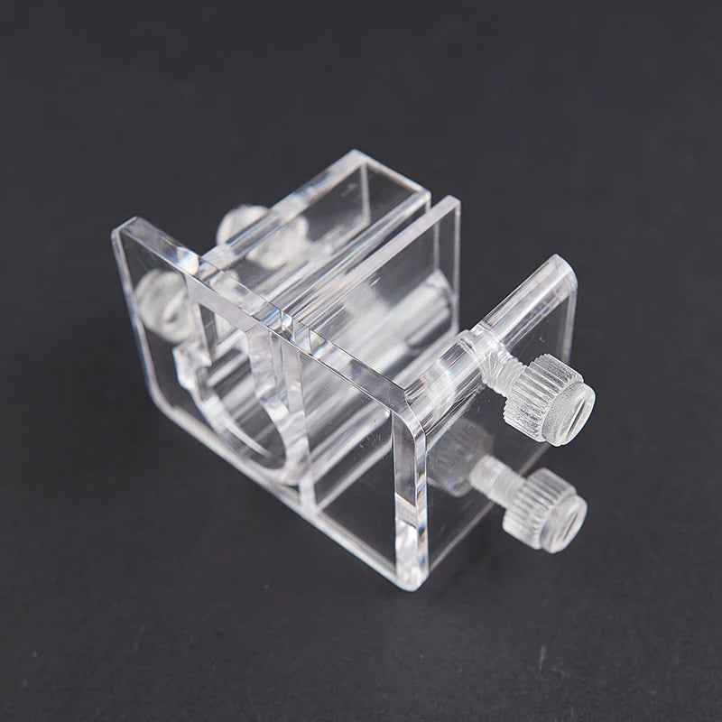 Fish Tank Hanger Acrylic Fixture Air Water Pipe Clip Filtration Qme