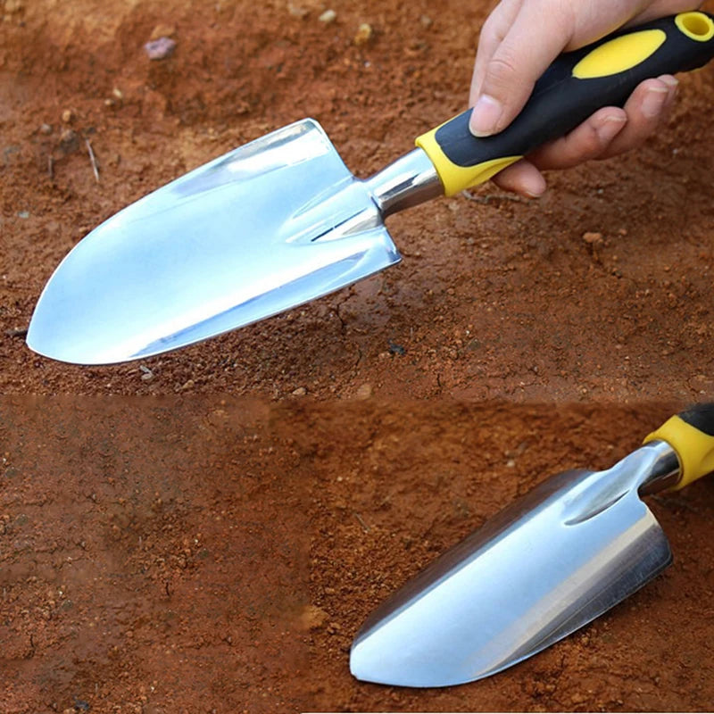 Garden Tool Hand Trowel Rake Cultivator Weeder Tools Ergonomic Handle Qme