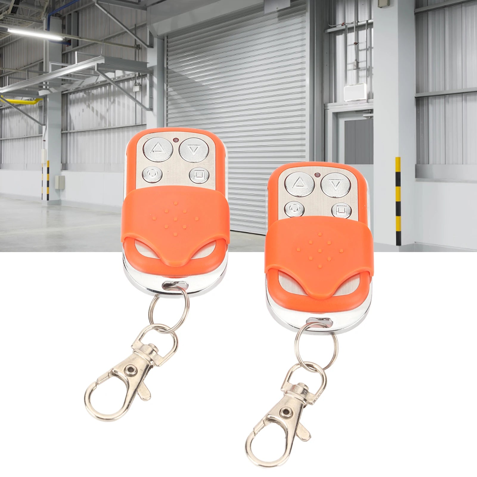 2Pcs Automatic Door Remote Control Sensitive Remote Control Zinc Alloy Multipurpose for Garage Doors for Chicken Coop Doors Qme