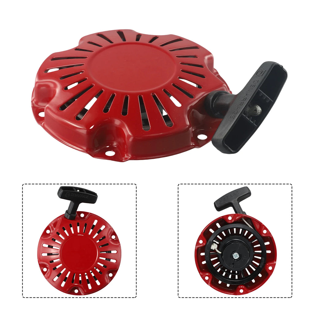 Recoil Starter Pull Assembly Pull Start Cord Fits For Honda GX100 Turf Cutters Lawn Trimmer Spare Parts Replacement Qme