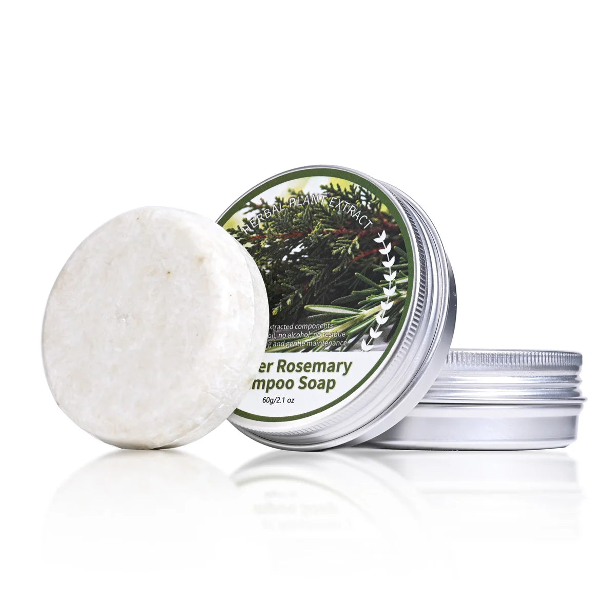 Natural Plant Extract Juniper Rosemary Essence Solid Hair Care Soap Qme