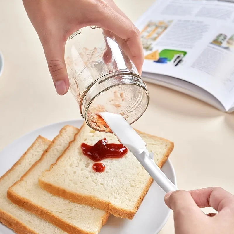 Silicone Jam Shovel Can Opener Cream Spatula Cake Honey Kitchen Qme