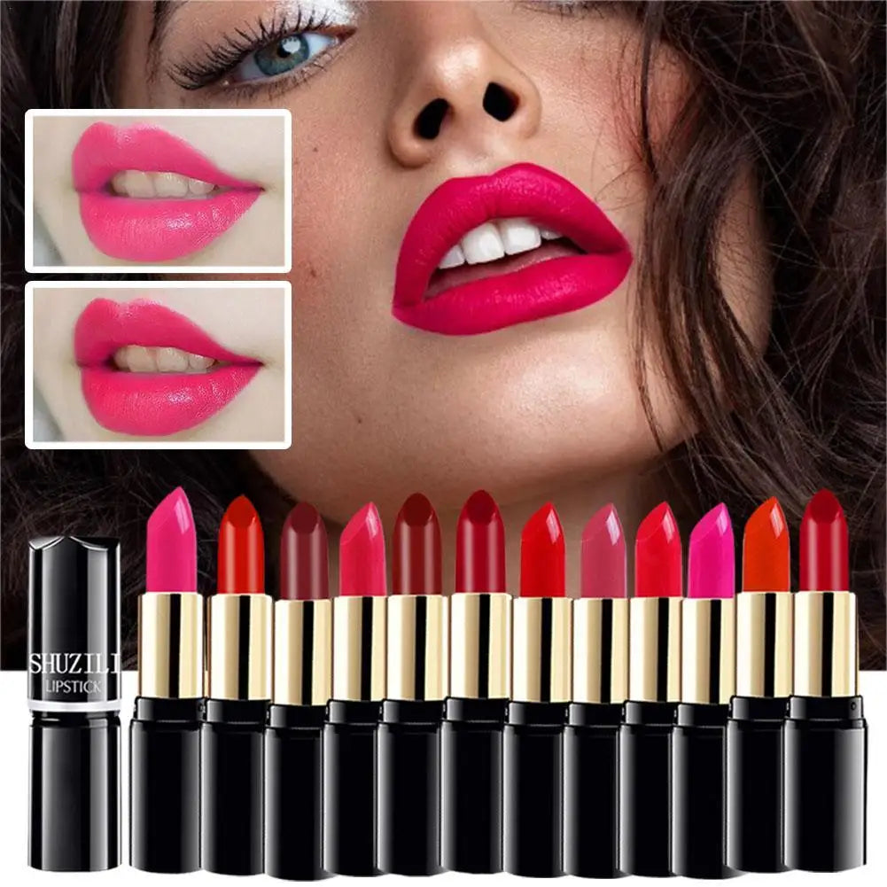 Original Tube Lipstick Smooth Long Lasting Mini Tube Mate Velvet Lipstick Moisturizer Gloss Waterproof Lip Lipstick Cosmetic Qme