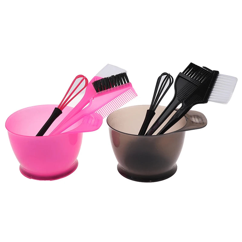 Hair Colouring Brush Bowl Bleaching Dye Beauty Comb Qme