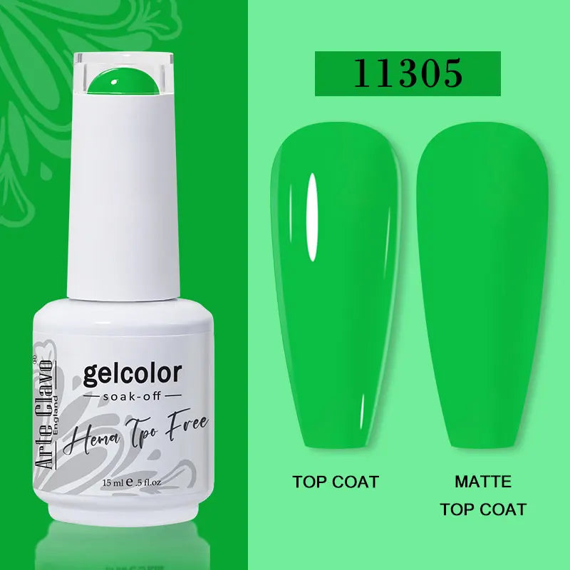 Arte Clavo HEMA TPO Soak Off UV LED Nail Gel Polish 108 Colors