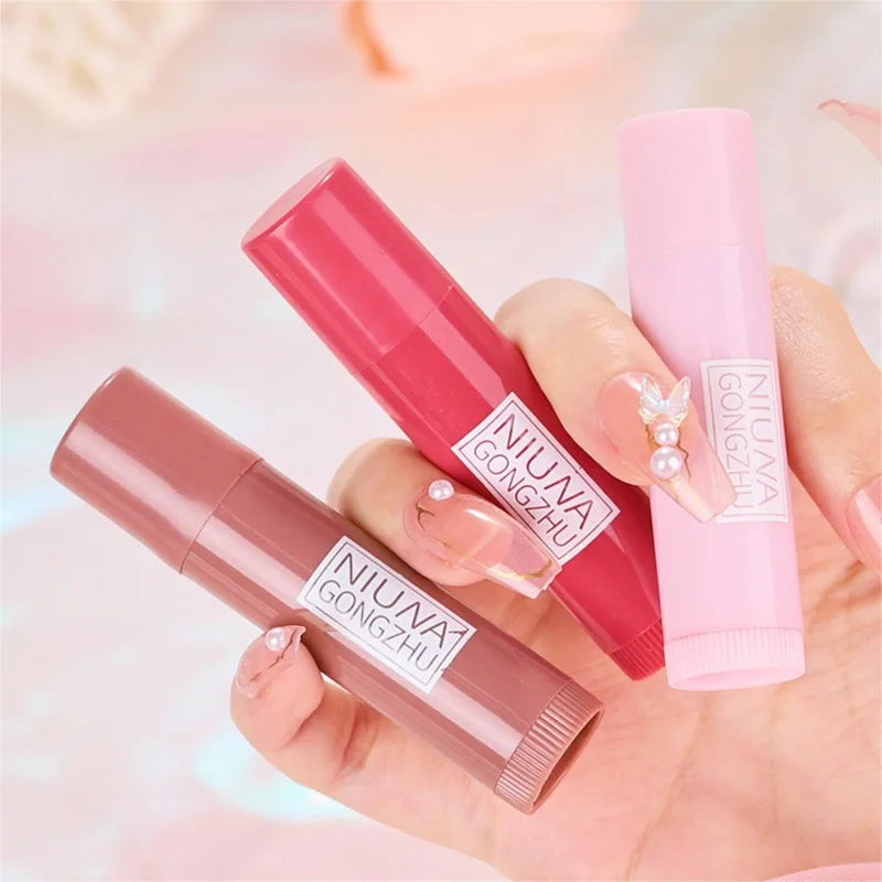 Colored Lip Balm Moisturizing Nourishing Lightening Lines Colorless Qme