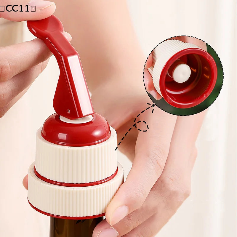 Wine Stopper Vacuum Red Spirits Reusable Universal Bottle Timer CC11 Qme