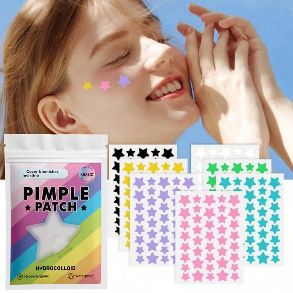 280 Counts 6 Colors Pimple Patches Face Cute Star Zit Covers Qme