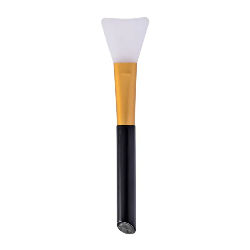 1/2/3/5-pack Silicone Facial Mask Brushes - Mild and Soft, Suitable for All Skin Types, Mud Film Brush DIY Adjusting Beauty Tool Qme A-Black