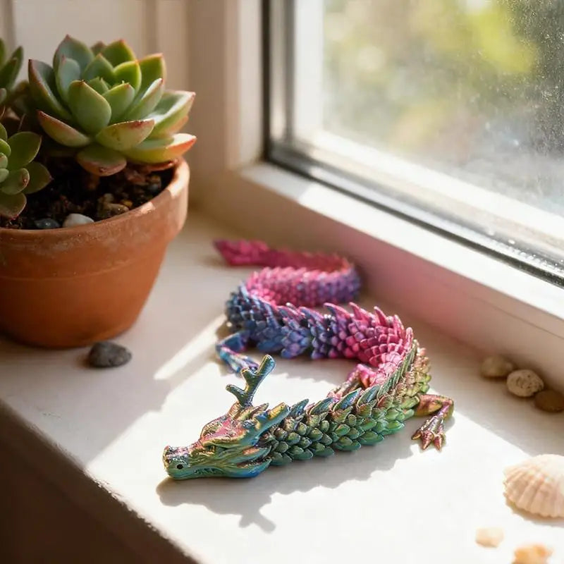 3D Printed Dragon Egg Articulated Model Home Decor Items Room Qme