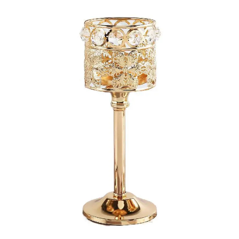 Crystal Candle Holder 3 Sizes Wedding Table Center Tea Lamp Qme M