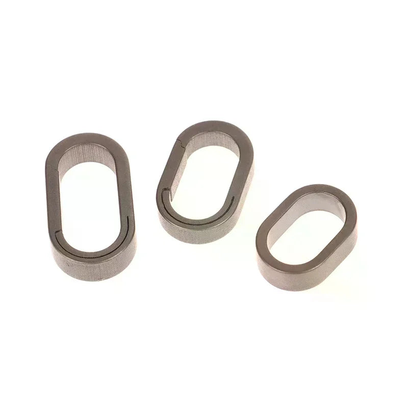 Titanium Alloy Mini Key Ring Connection Buckle Universal Joint Qme