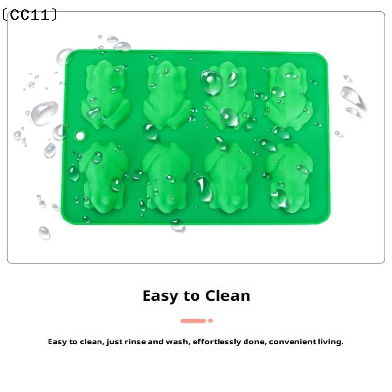 3D Frog Silicone Molds Fondant Candy Chocolate Mould Passover Jello Qme