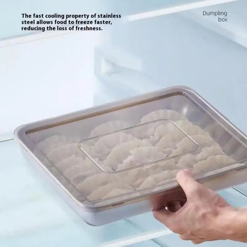 Dumpling Fruits Vegetables Meat Cake Kitchen Storage Box Refrigerator Qme
