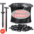 Cable Ties Buckle Nylon Auto Fastener Screw Replaceable Car Fenders Trunk Engine Guard Panel Wire Clips Management Tool Qme 1000 SET