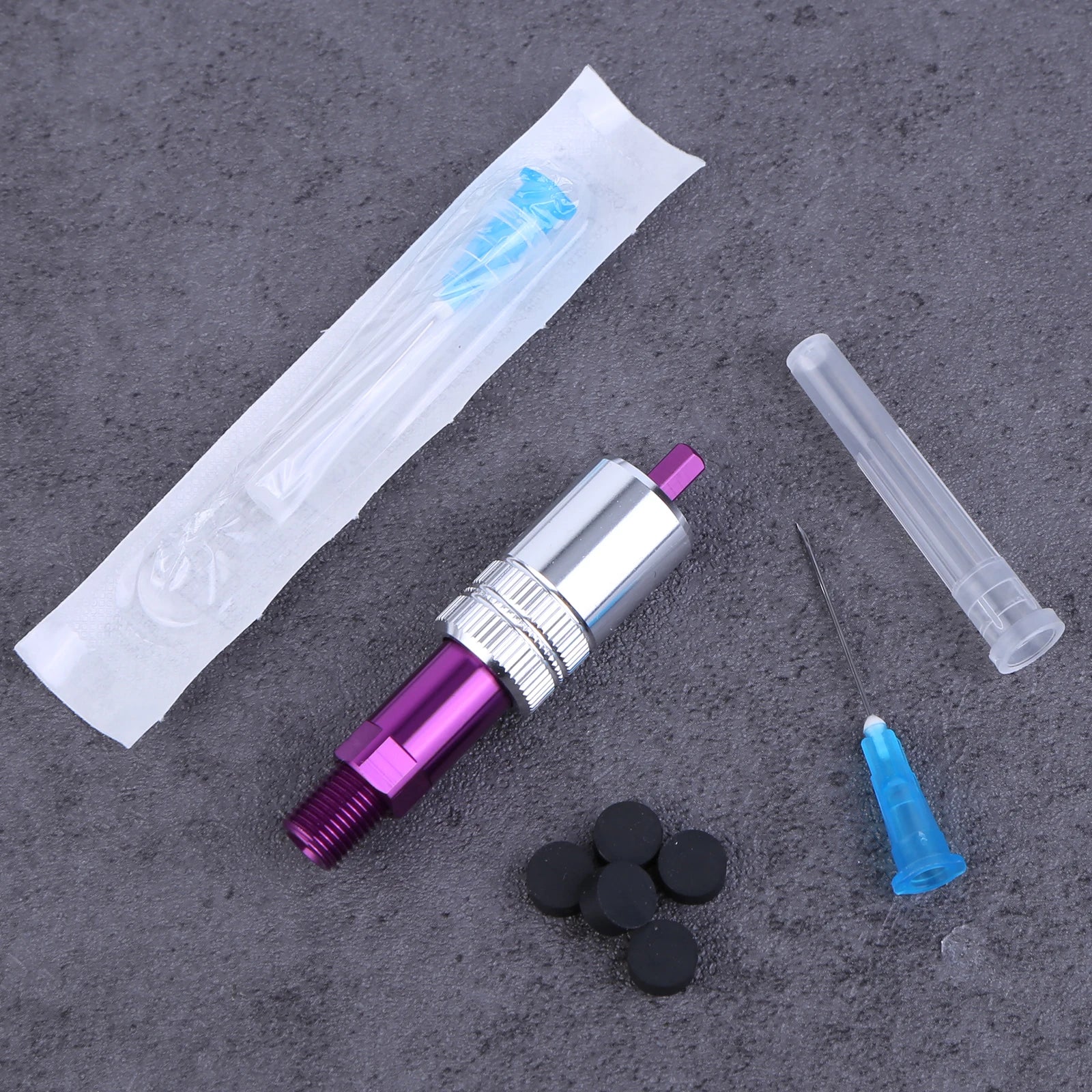Bicycle Rear Shock IFP Fill Tool MAX 700PSI with Needles Rubbers Cover for FOXRP2/23/FLOAT-X/CTD/FLOAT-DPS X-FUSION CCDB Qme
