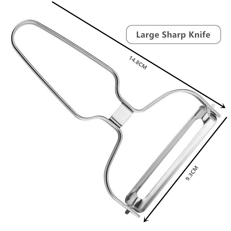 Stainless Steel Cabbage Graters Peeler Vegetables Fruit Salad Potato Slicer Cabbage Cutter Cooking Tools Kitchen Accessories Qme Large Sharp Knife