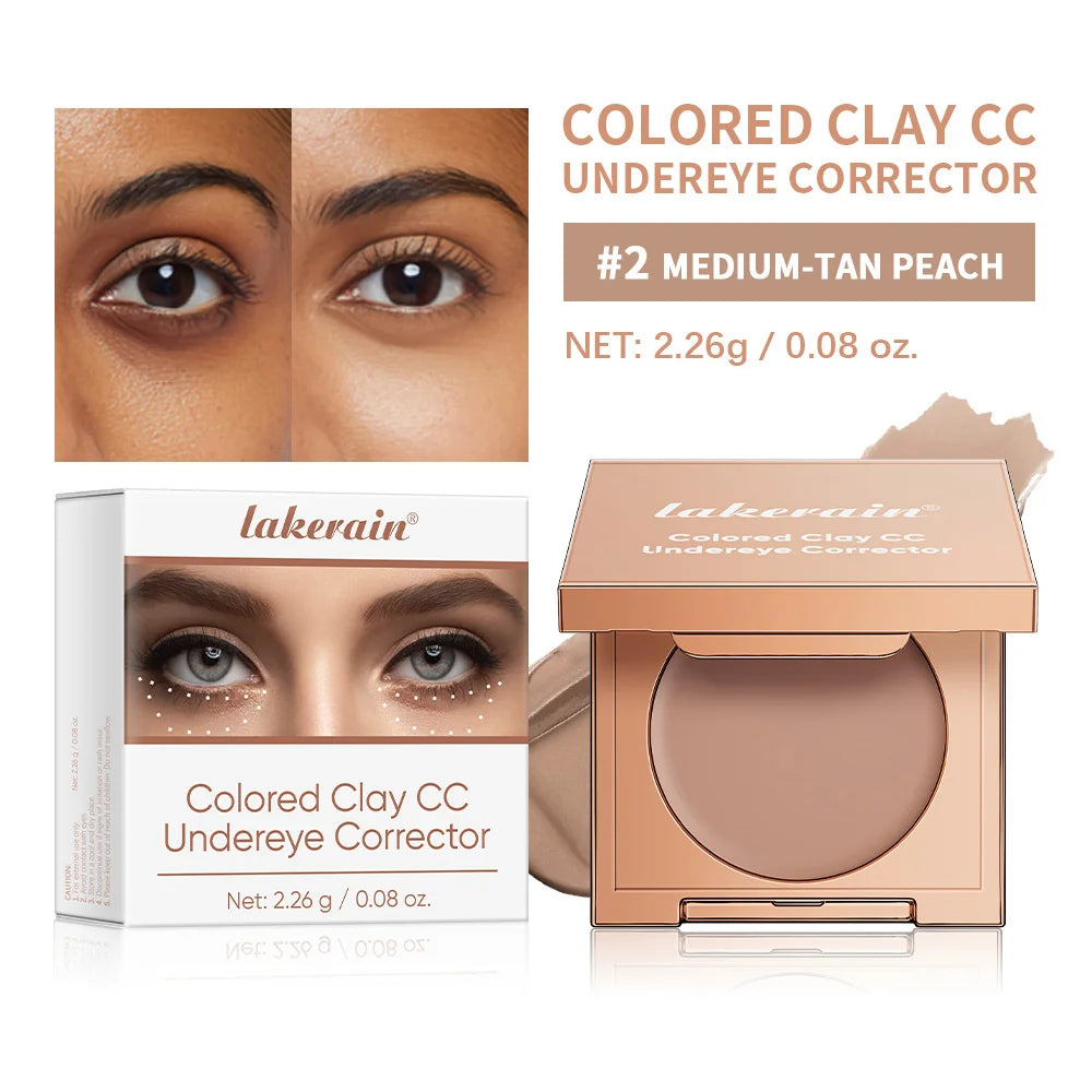 Under-eye Color-correcting Concealer Brightening Covering Dark Qme 2 Medium Tan Peach 2.26g
