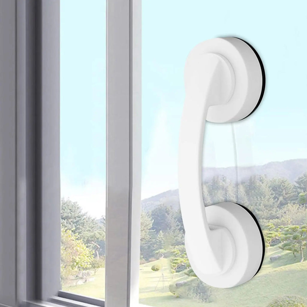 Glass Door and Window Handle Suction Cup Bathroom Sliding Doors Handles Non-Porous Handles Shower Grab Bars Qme