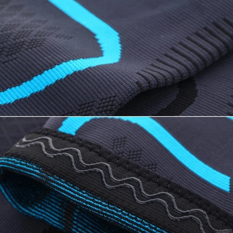 1pair Nylon Elastic Sports Knee Pads Breathable Knee Support Brace Running Fitness Hiking Cycling Leg Protector Size: XL Qme