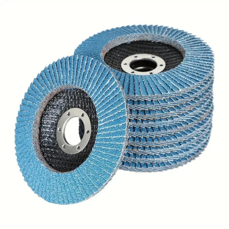 125mm Metal Sanding Flap Discs Angle Grinder Wheels Blade 40/ 60/80/120grit Flap Sanding Disc Angle Grinder Grinding Wheel Qme