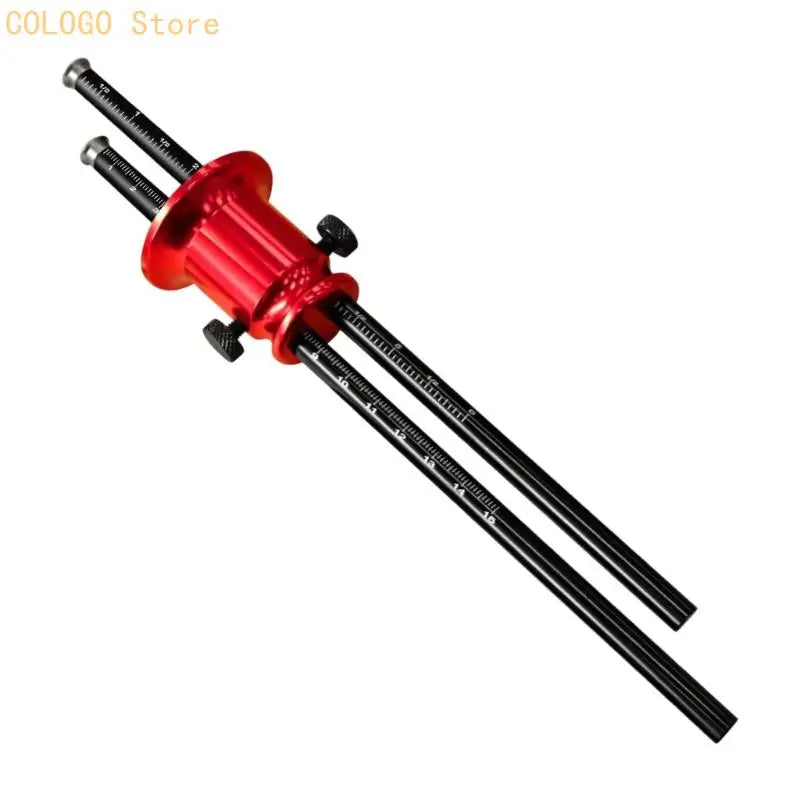 Double Scale Woodworking Accuracy Marking Scriber Steel Cutting Edges Qme Red China Mainland